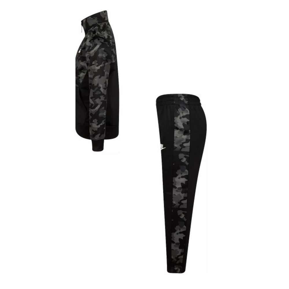 Nike Therma Dri-Fit Kids Size 5 Jacket & Pants Set Black Camo 2 Piece 76H109-023 - Picture 4 of 6